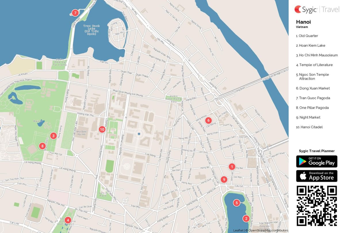 Mapa de hanoi comida de rúa