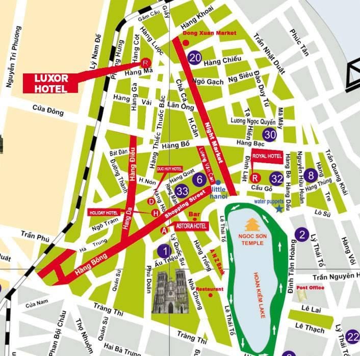 Mapa de hanoi rúa